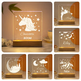 Drop Shipping Personalized Nightlight USB LED Customized Name 3D Lamp-TB00819-Veeddydropshipping